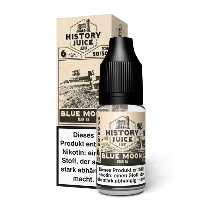 Blue Moon (blaue Himbeere, Erdbeere, Menthol) - HISTORY JUICE